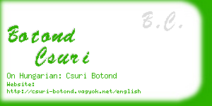 botond csuri business card